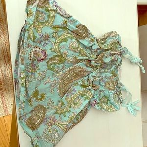 Boutique girls summer top in aqua